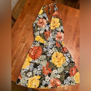 Floral Halter Dress